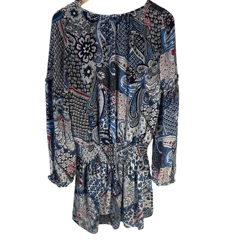 Parker Argentella Smocked Waist Mini Dress Sz S - Picture 3 of 10